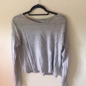 Everlane Linen Striped Long Sleeve